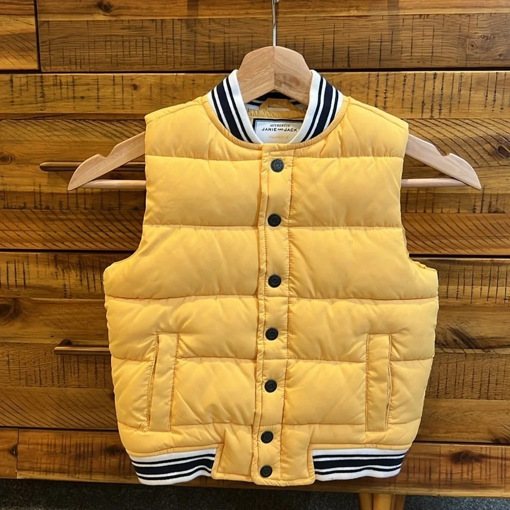Janie & Jack Boys Outfit Bundle Vest and Jeans